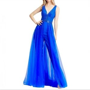 Mac Duggal Royal Blue Formal Jumpsuit Dress size 4